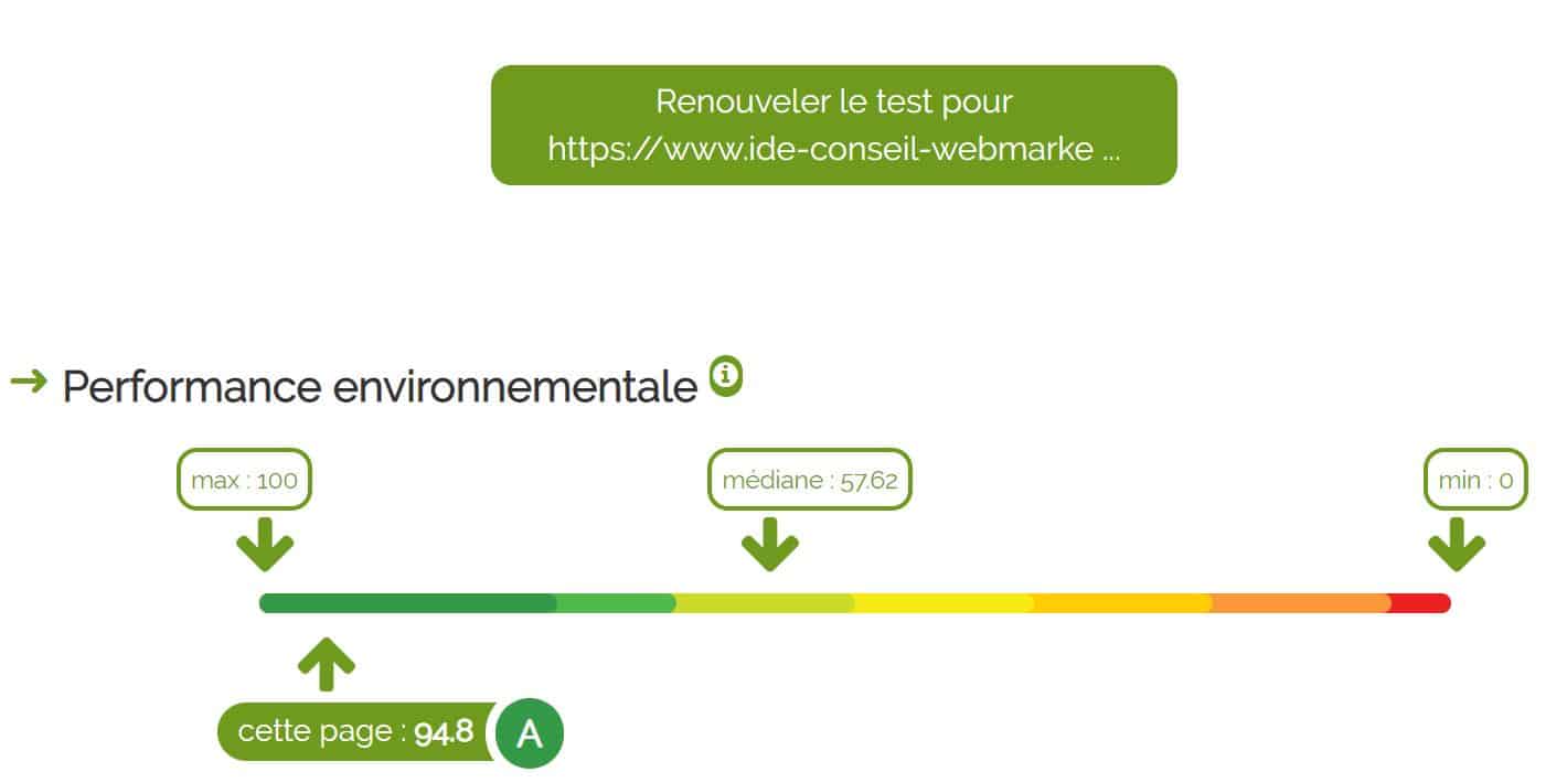 Site Isabelle Delseny-Ernest en éco-conception web